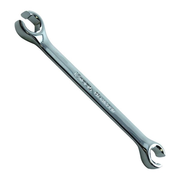 K Tool International Wrench 3/8" x 7/16" Flare Nut 5 Point, KTI44412
