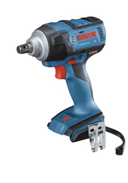 Bosch 18V EC Brushless 1/2 Inches Impact Wrench with Friction Ring and Thru-Hole (Bare Tool), 06019D8211