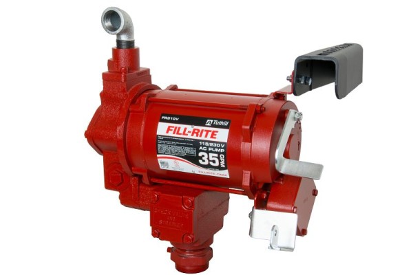 Fill-Rite 115V/230V AC 35GPM Heavy-Duty Fuel Transfer Pump, Pump only, FR310VN