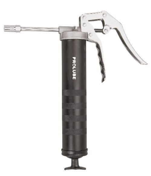ProLube Pistol Grip Grease Gun with Steel Extension and Coupler, Standard Duty, 500PSI, 1/8" NPT, 43002