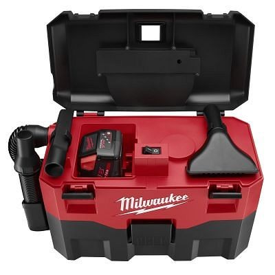 Milwaukee M18 Vacuum 2Gal 6' Hose Access Bare Tool, 0880-20