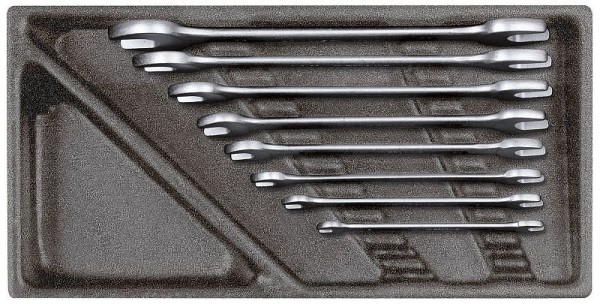 GEDORE red R22150001 Double open ended spanner set im 1/3 module 8 pieces, 3301698