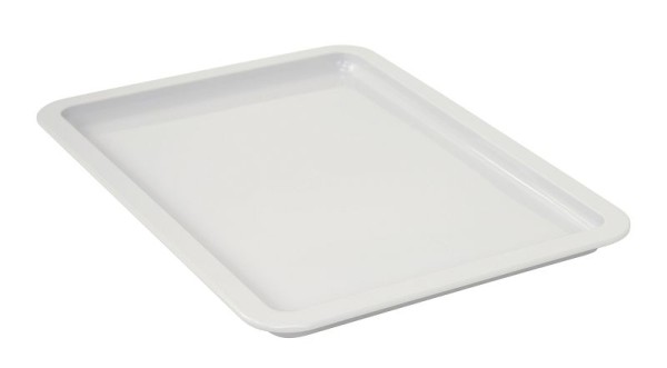 Quantum Storage Systems Pizza Dough Box Lid, 18x13"W, stackable, dishwasher safe, PP, white, Quantity: 6 pieces, FSB-DL1813WT