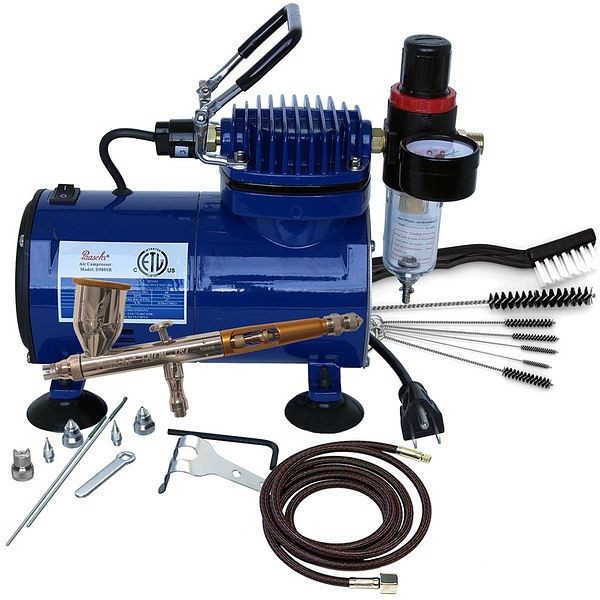 Paasche Airbrush Package (TG-3AS, D500SR and AC-7), TG-100D