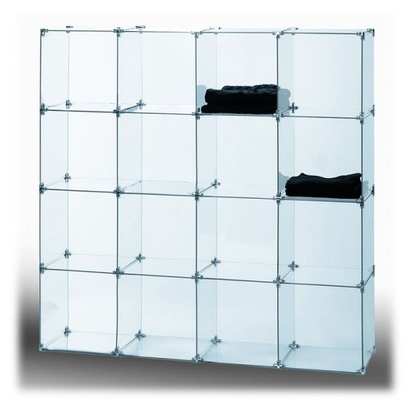 Econoco Tempered Glass for Cubbie Displays 10" x 16", Quantity: 10 pieces, CB116