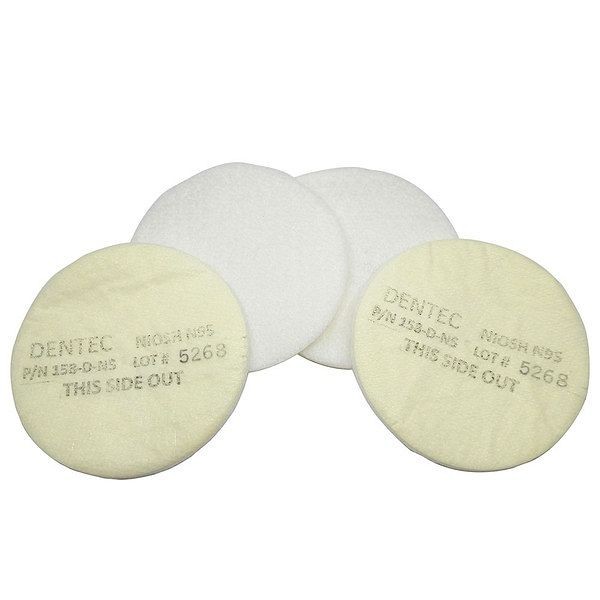 Paasche Paint Pre-Filters for 99 Respirator, 4 Per Box, 99-8