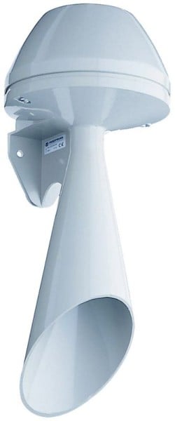 Werma Signal horn, wall mount, continuous tone, 24V AC, Gray, 570.052.65