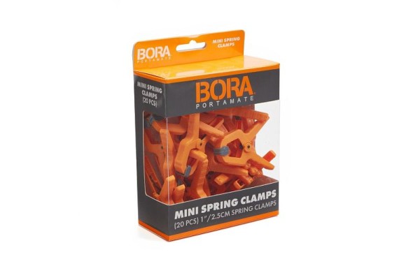 BORA 20 Pieces Mini Spring Clamp Set, 540520