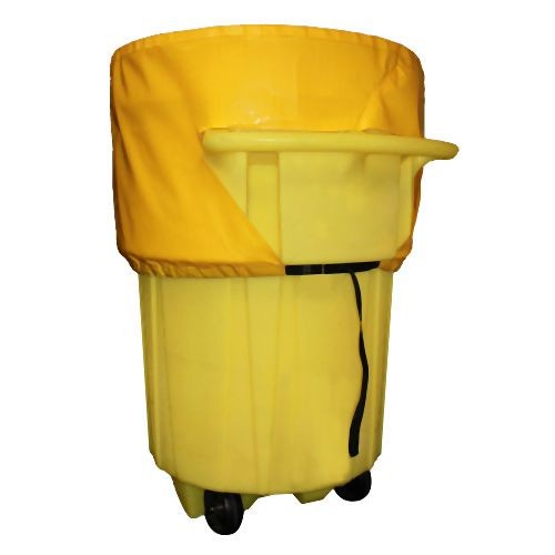 ENPAC Tarp Cover for 50 Gallon Wheeled Poly-Overpack, Yellow, 1259-TARP