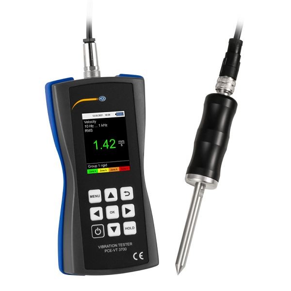 PCE Instruments Vibration Meter with Needle Sensor, PCE-VT 3700S