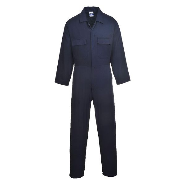 Portwest Work Cotton Coverall, Navy, S, S998NARS