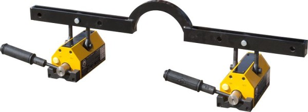 Mag-Mate Adjustable Spreader Bar with two PNL0800 Lift Magnets, MCL660X2