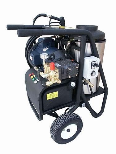 Cam Spray Portable Diesel Fired Electric Powered 4 gpm, 2000 psi Hot Water Pressure Washer, 2000SHDE