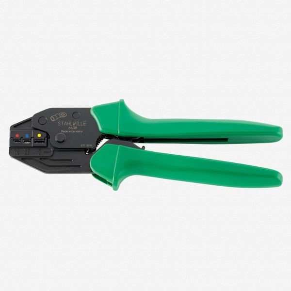 Stahlwille 6638 Crimping pliers for cable lugs, 220 mm, ST66380220