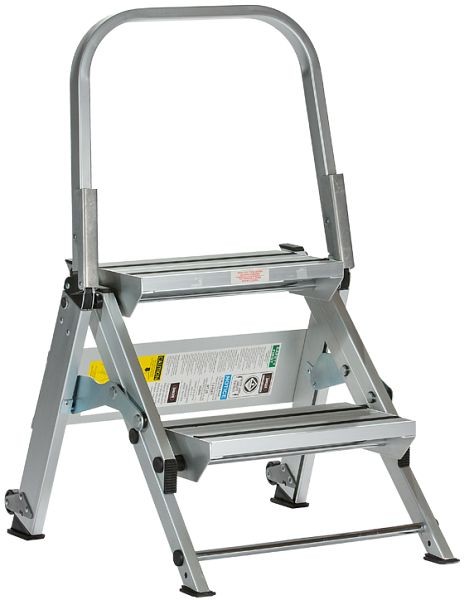 Xtend+Climb 2 Step Folding Safety Step Stool with Handrail, Type 1AA, 375 lb, WT2