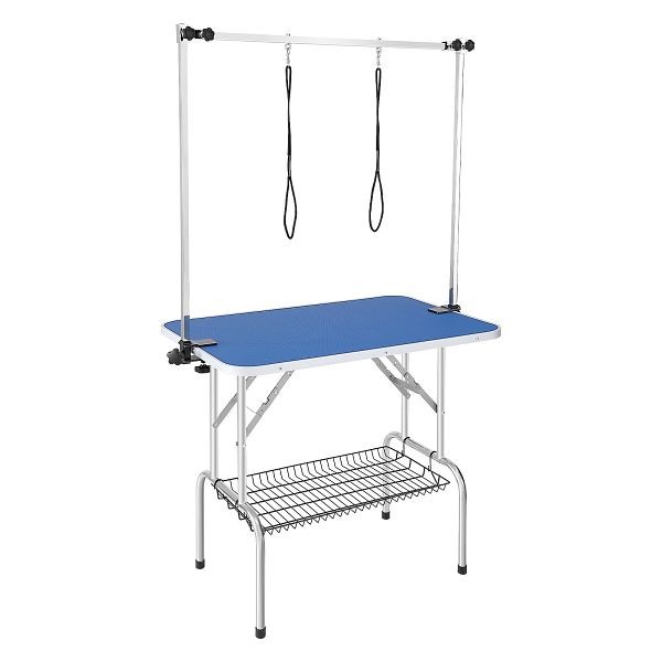 VEVOR Pet Grooming Table Two Arms with Clamp, 36"x24" Dog Grooming Station, ZDMRZ36INCHSQMXV6V0