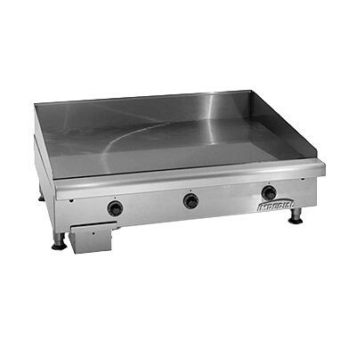 Imperial Countertop Griddle, electric, 24"W x 24"D surface, 1/2" thick, polished steel plate, ITG-24-E