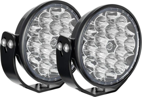 Vision-X Offroad Driving Light Kit, contains (2) 6.7" VL-Series Lights, 10° Beam, VWR041810WFKIT