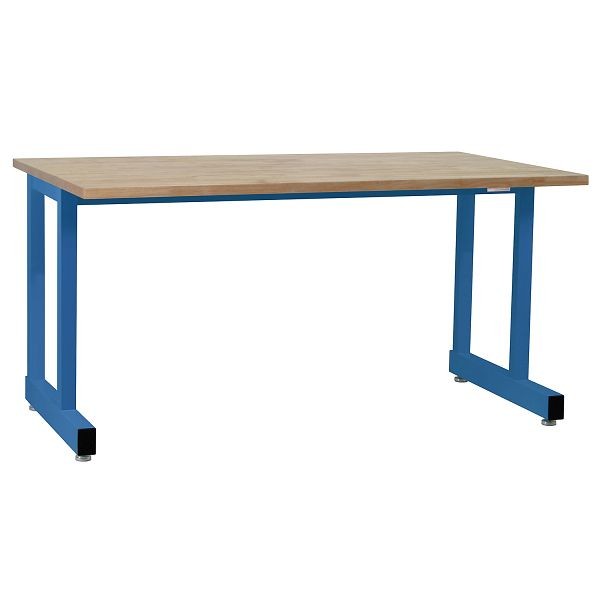 BenchPro Dewey Series Workbench, 1.75" Thick Oiled 100% Solid Maple Hardwood Top, 24"W x 24"L x 32"H, 5,000lbs Capacity, DW2424