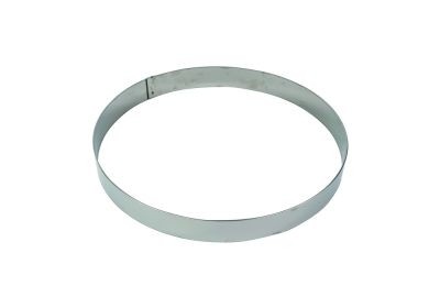 Gobel Stainless Steel mousse ring, Thickness 10/10th, Ø200 mm height 45 mm, 865060