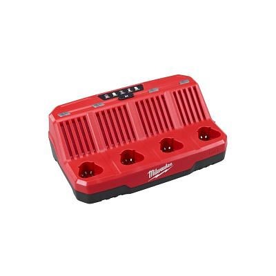 Milwaukee M12 Four Bay Sequential Charger, 48-59-1204