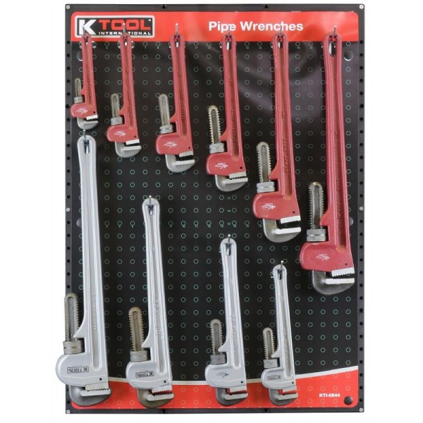 K Tool International Pipe Wrench Display, KTI0844