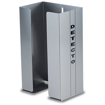 DETECTO Glove Box Holder, Wall Mount, 1 Box, Stainless Steel, GH1SS