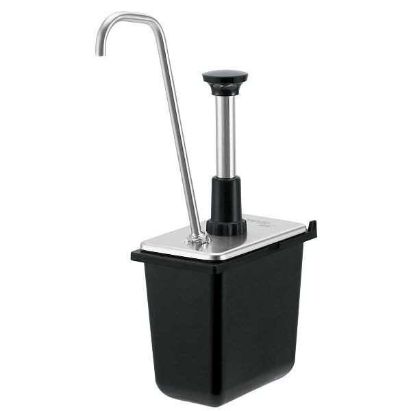 Server 1/9-Size Jar Pump, Tall Spout - Stainless Steel, 87249