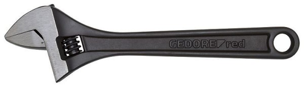 GEDORE red Adjustable spanner, AF 43 mm (1 11/16"), Scale, Swedish pattern, Phosphated, R03800015, 3301064