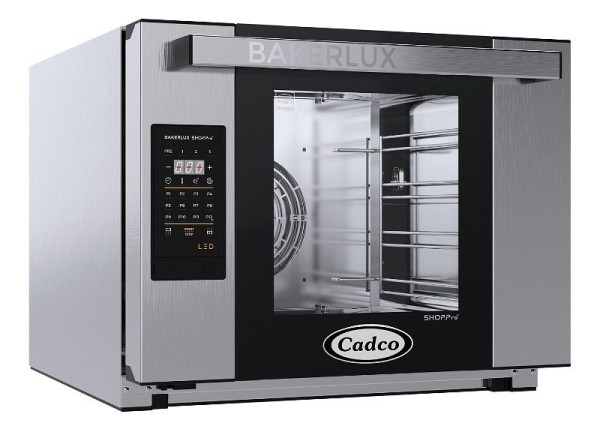 Cadco Bakerlux Half Size Digital Convection Oven, LED Panel, 4 Shelf, XAFT-04HS-LD