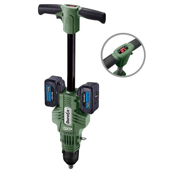 Durofix DXP series 60V Cordless 3/4" Brushless Railway Impact Wrench 36-Stage Torque Control (up to 1,330 ft-lbs), RI60180A2-6P2