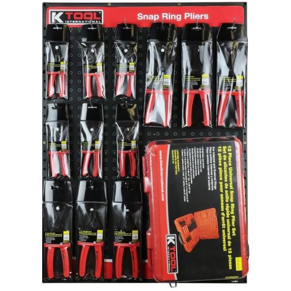 K Tool International Snap Ring Plier Display, KTI0821