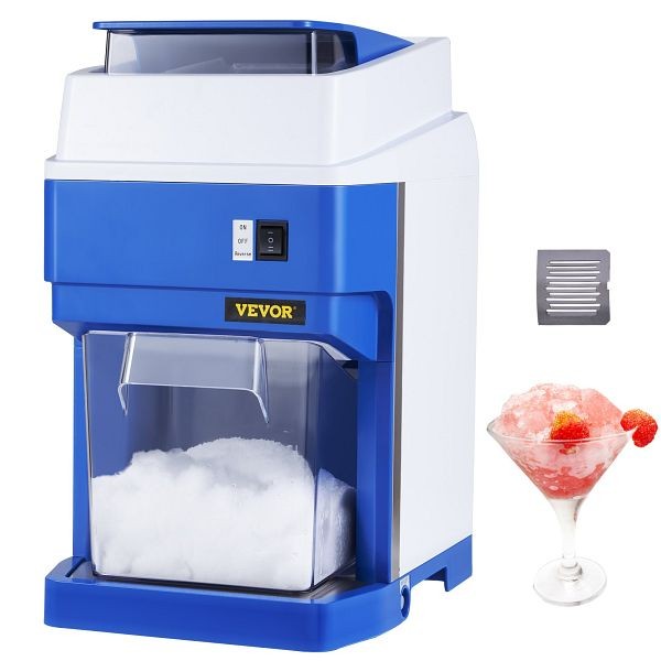 VEVOR Commercial Ice Shaver Crusher, 265lbs Per Hour Electric Snow Cone Maker with 4.4lbs Ice Box, BBJBXS154400WZY00V1