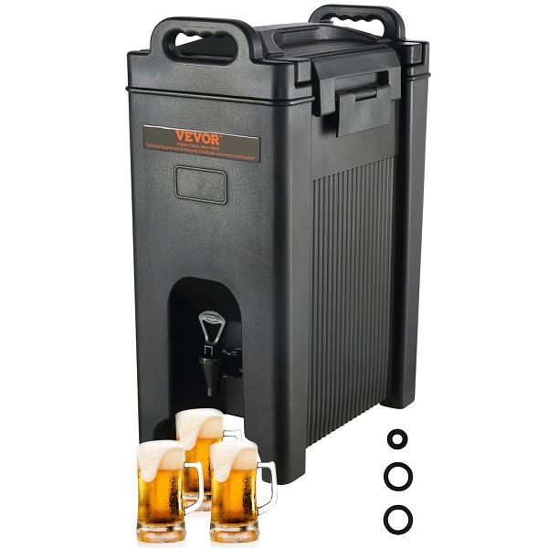 VEVOR Insulated Beverage Dispenser, 5 Gallon, YLHLQQFX5JL08WNJSV0