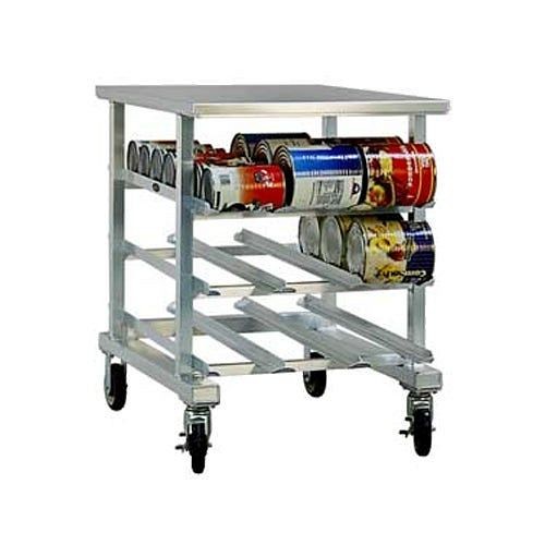 New Age Industrial Can Storage Rack, Mobile, Counter Height, 1236