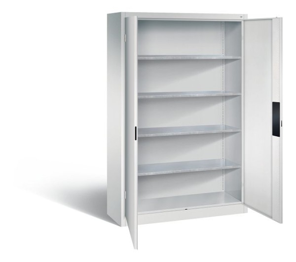 CP Furniture Hinged door cabinet, 2 doors, 4 shelves, H 1950 x W 1200 x D 400 mm, 8930-052