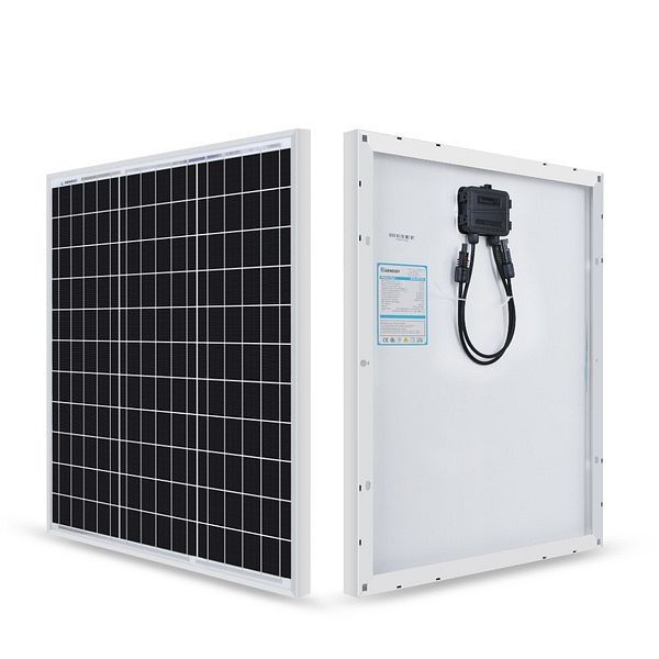 Renogy 50 Watt 12 Volt Monocrystalline Solar Panel, RNG-50D-SS