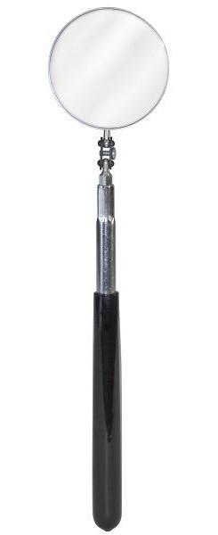 Mag-Mate Telescoping Round Glass Inspection Mirror Reaches 15" Long, 309TR
