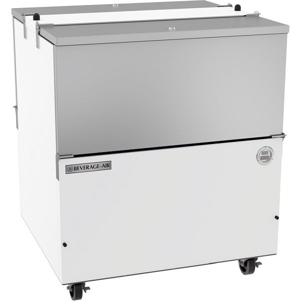 Beverage-Air Milk Cooler, Exterior Dimensions: WxDxH: 34"W x 31 1/4"D x 41 1/8"H, Finish: White Coated Steel Ext, ST34HC-W