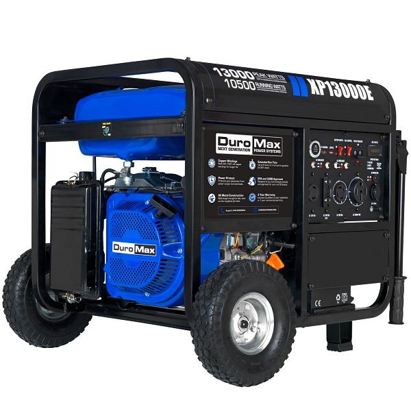 DuroMax 13,000 Watt Gasoline Portable Generator, XP13000E