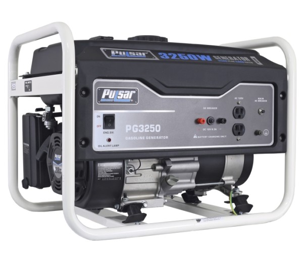Pulsar Gasoline Powered 3250W Generator, PG3250