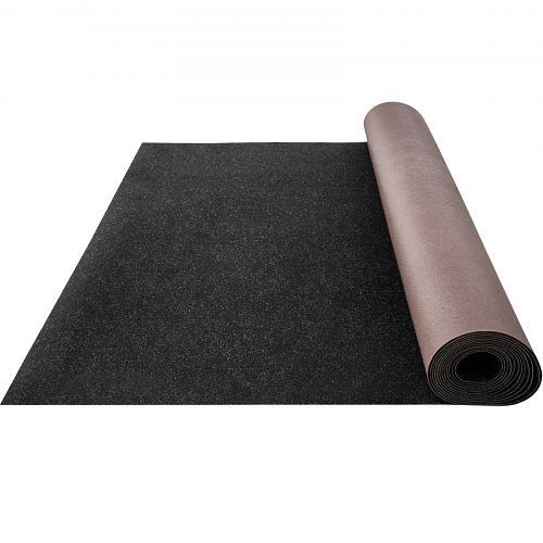 VEVOR Boat Carpet Marine Carpet 6x13' Indoor Outdoor Carpet Rug Anti-Slide Black, JXWDTHS1.8X4M0001V0
