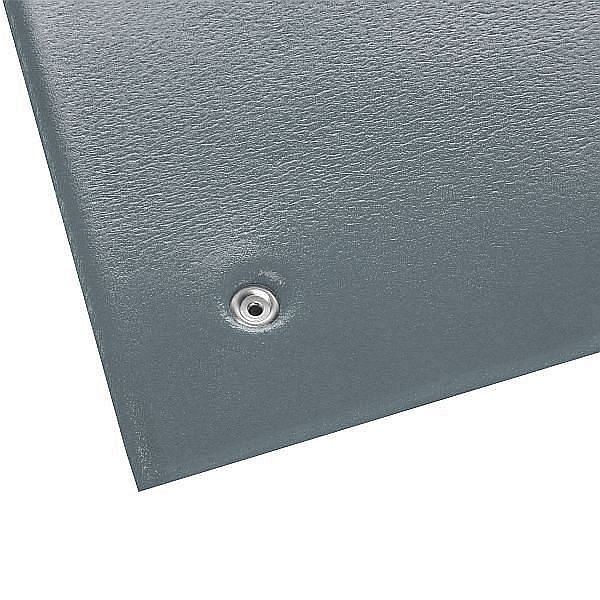 Crown Matting Technologies Comfort-King Anti-Static Mat 3/8" 2'x3' Steel Gray, ZC 0023GY