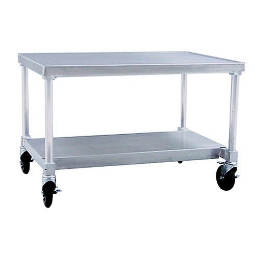 New Age Industrial 12 Gauge Aluminum Mobile Equipment Stand, 36"Wx24"D, 12436GSC