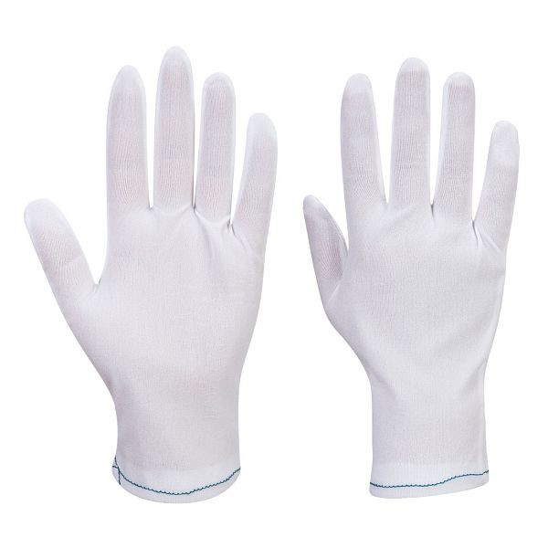 Portwest Nylon Inspection Glove, Quantity: 600 Pairs, White, L, A010WHRL