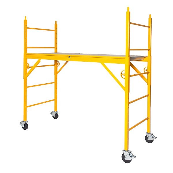 NU-WAVE "Elite" Complete Scaffold With 5 in. Casters, 78" H x 74" L x 29.5" W, 660EL W/PIC-5