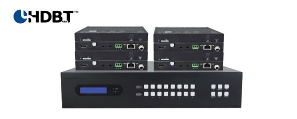 Alfatron Matrix With 8 HDBaseT Out, 8 HDMI Out includes 8x HDBaseT Receivers, ALF-MUH88TP-N