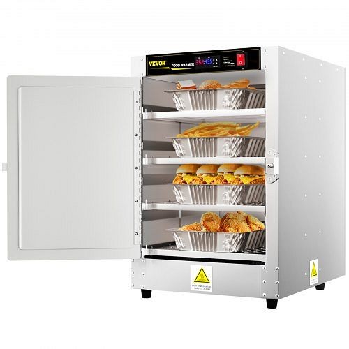 VEVOR Hot Box Food Concession Warmer 16" x 22" x 24" 4 Shelves for Pizza Pastry, BWJLMCNA110VAASYAV1