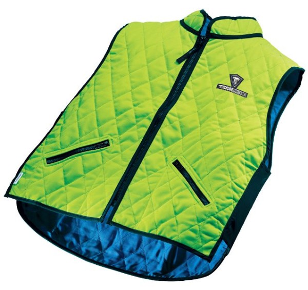 TechNiche Evaporative Cooling Deluxe Sport Vest, Hi-Viz Lime, XS, 6530-HV-XS