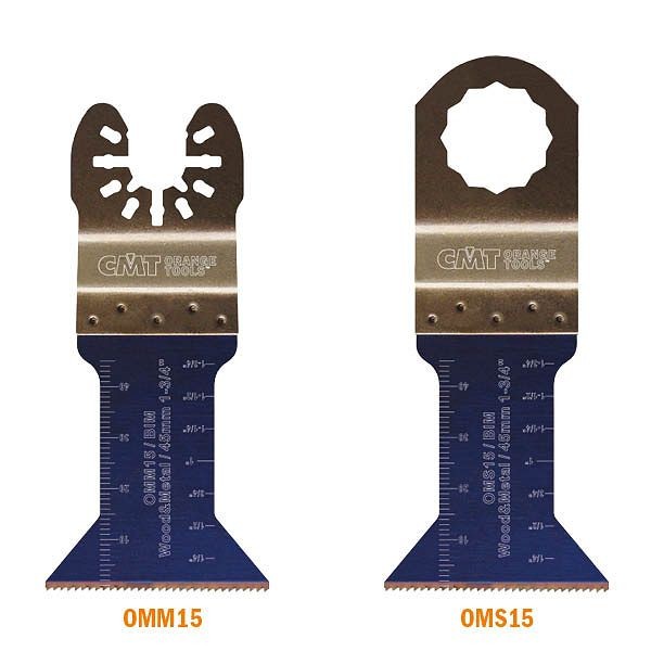 CMT Orange Tools 1-3/4" Plunge and Flush-Cut for Wood and Metal, Universal Arbor, OMM15-X1